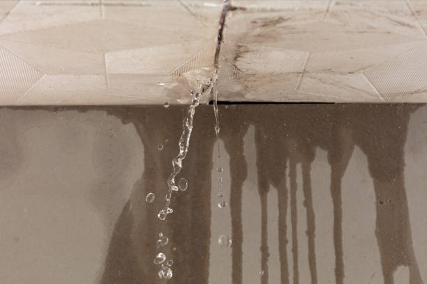 Professional Flood Damage Cleanup technician working in West Point, NY